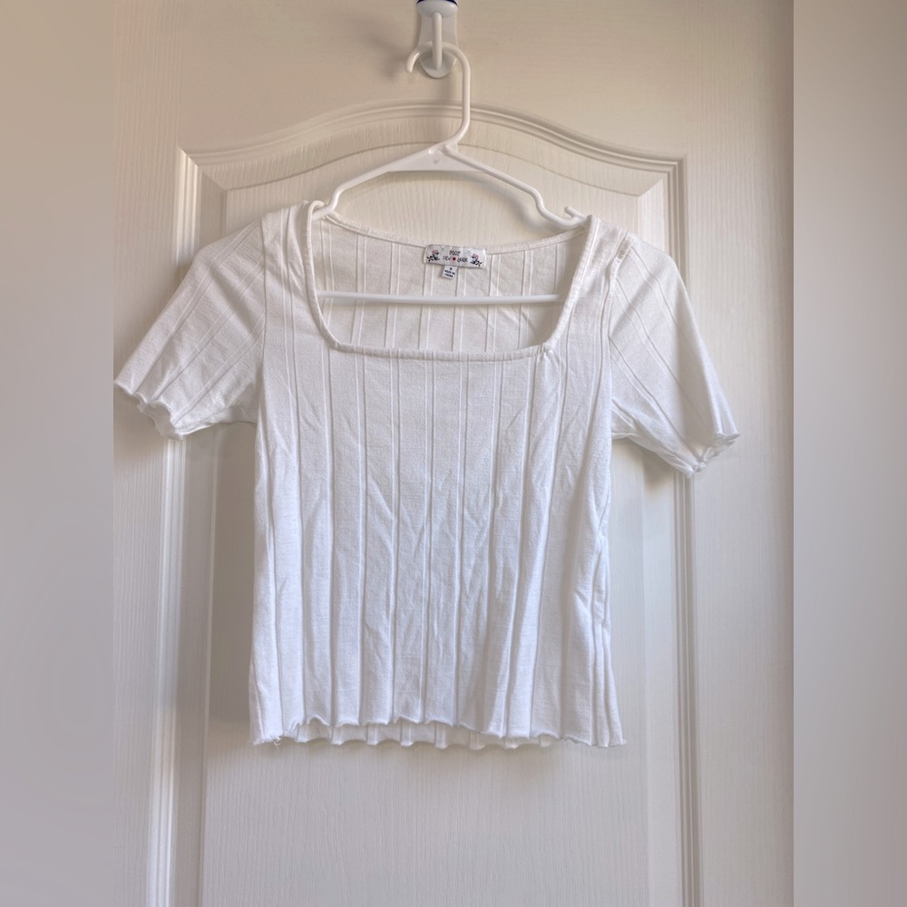 Poof! New York White Tee - Women’s S